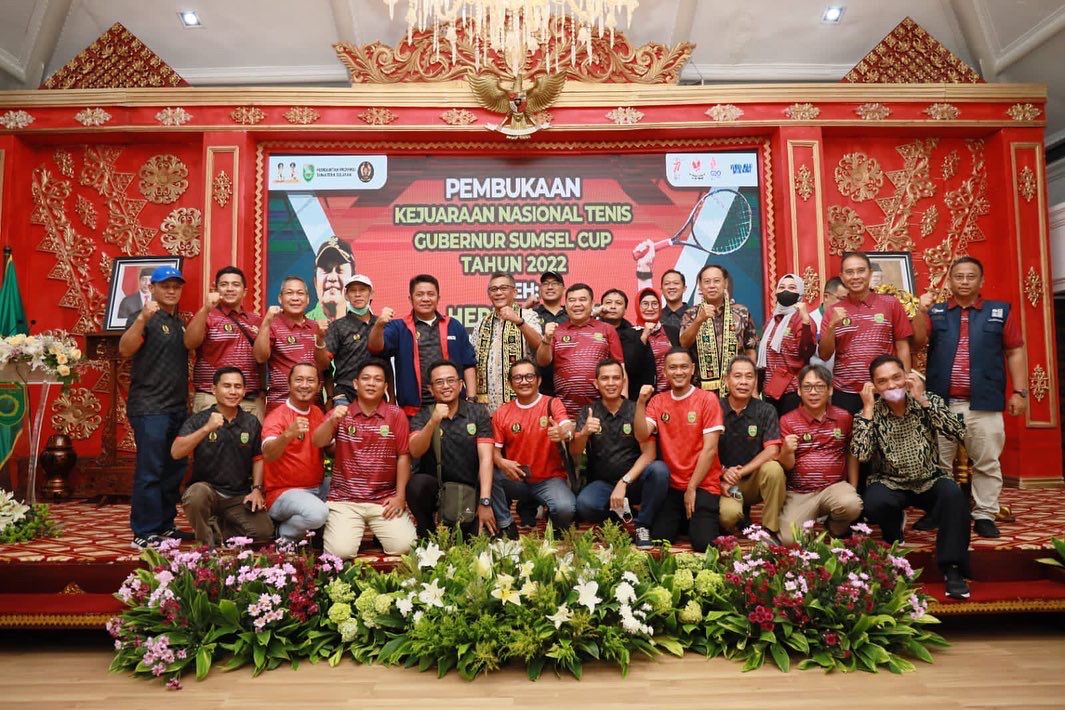 Kejurnas Tenis Gubernur Sumsel Cup 2022 (Dok/ Humas Pemprov Sumsel)