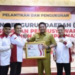 Gubernur Sumsel menghadiri Pelantikan dan Pengukuhan DPD ABPEDNAS Sumsel Periode 2022-2027 (Dok. Humas Pemprov Sumsel)
