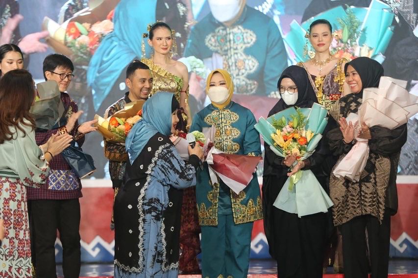 Feby Deru saat menghadiri Kriya Nusa 2022 di Jakarta (Dok. Humas Pemprov Sumsel)
