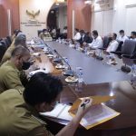 Tim Supervisi Satuan Tugas Pemulihan Ekonomi Nasional (Satgas PEN) Polri yang dipimpin oleh Brigadir Jenderal Polisi Tubagus Ade Hidayat SIK MSos saat melakukan kunjungan ke kantor Gubernur Sumsel, Senin (12/9)