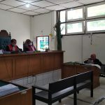 Suasana di Pengadilan Negeri (PN) Palembang, Selasa (13/9)
