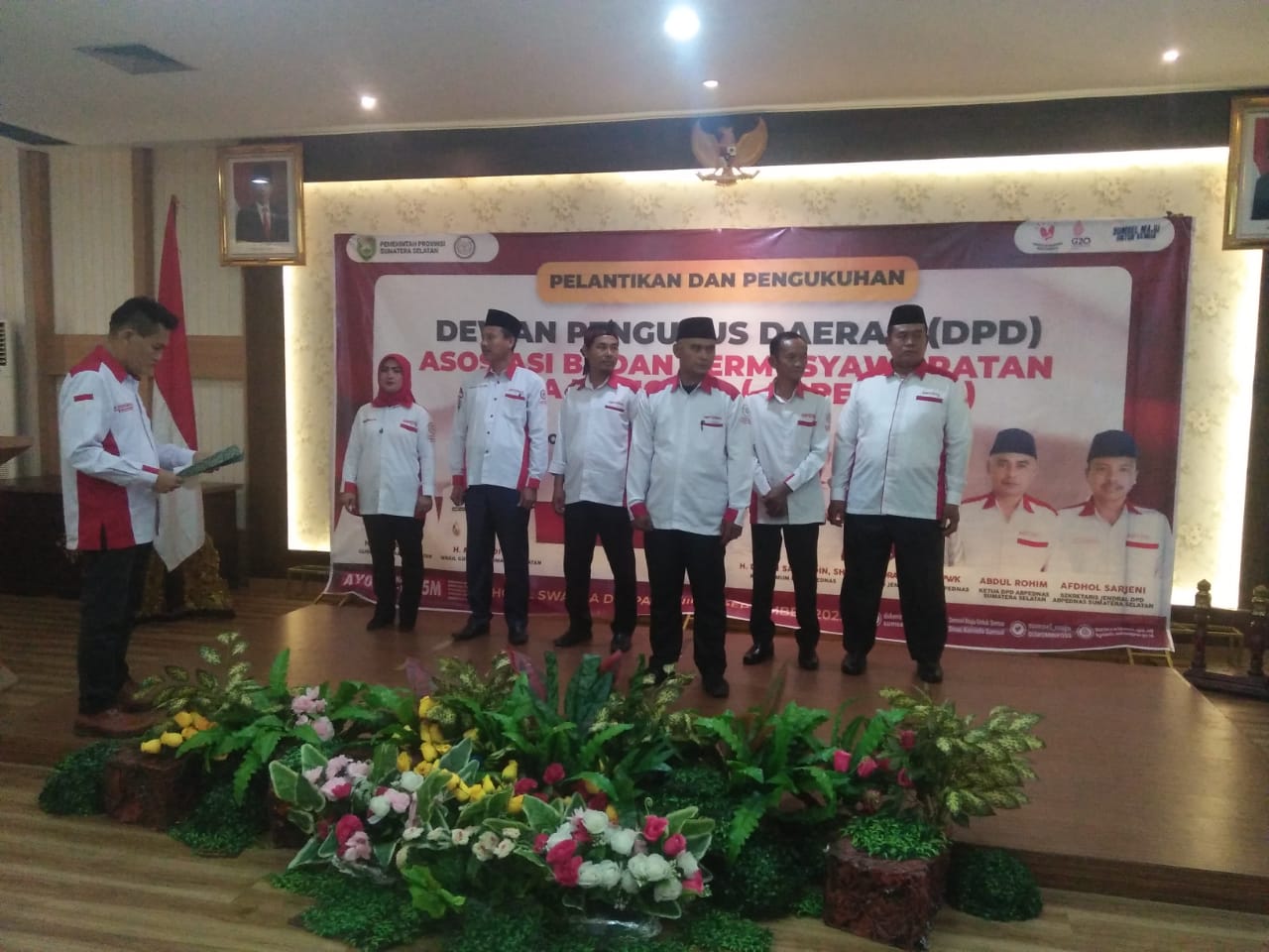 Pelantikan dan Pengukuhan DPD ABPEDNAS Sumsel