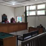 Suasana sidang di Pengadilan Negeri (PN) Palembang