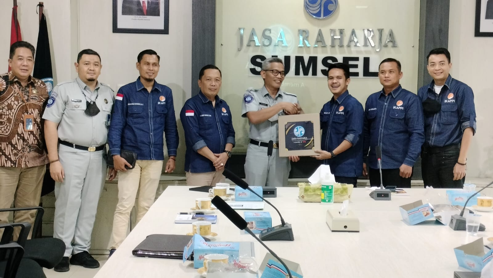 DPW IKAPPI Sumatera Selatan saat audiensi ke PT Jasa Raharja Sumsel