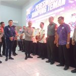 Peresmian Kampung Teman dan silaturahmi Kamtibmas Kapolrestabes Palembang dengan tokoh masyarakat Kalidoni
