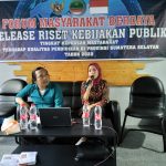 Forum Masyarakat Berdaya merilis Riset Kebijakan Publik tentang Tingkat Kepuasan Masyarakat Terhadap Kualitas Pendidikan Pendidikan di Provinsi Sumsel