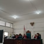 Suasana di Pengadilan Negeri Palembang, Selasa (25/10/2022)