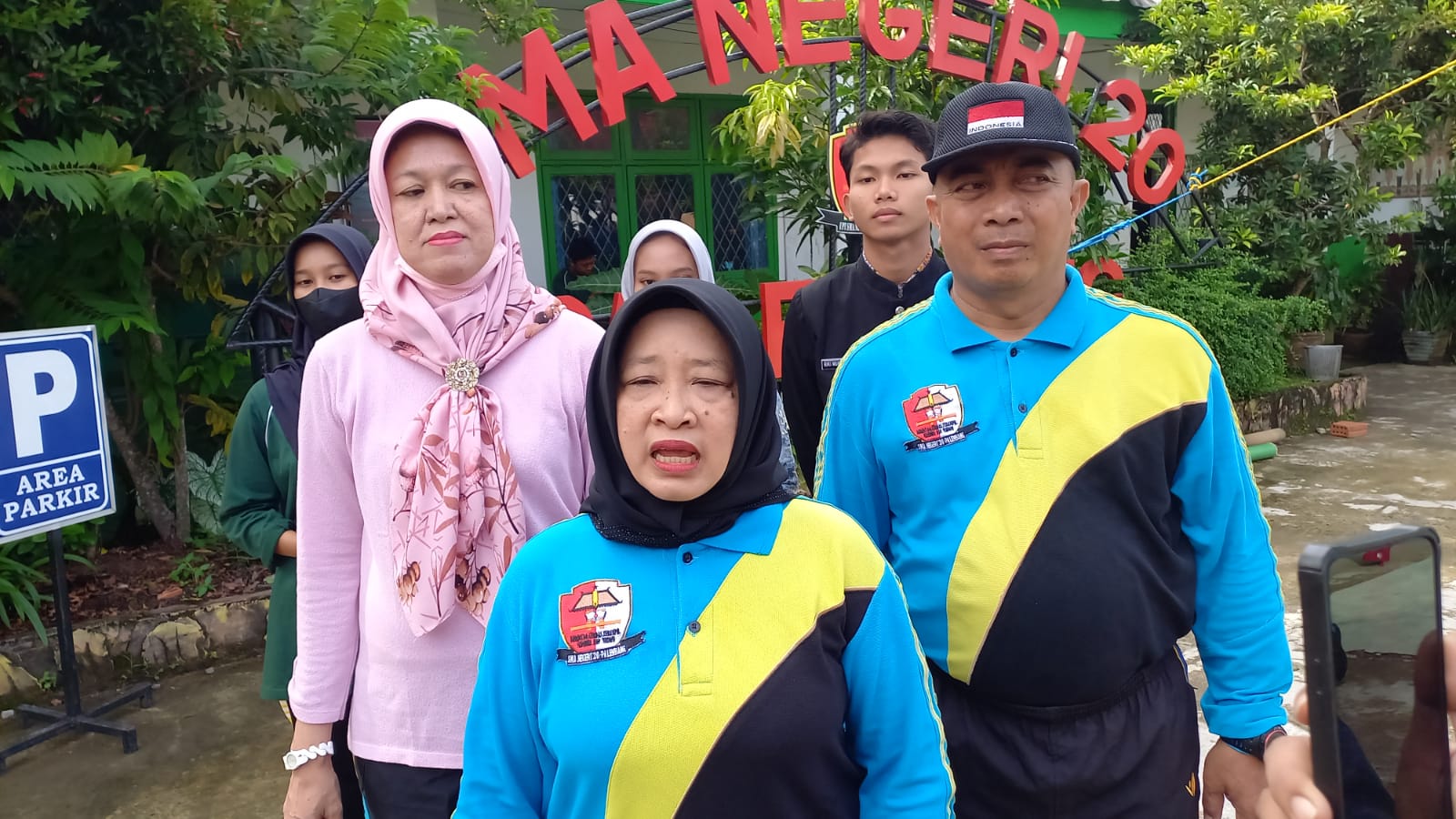 SMAN 20 Palembang dan Puskesmas Gandus melakukan sosialisasi tentang gizi, Rabu (26/10/2022)