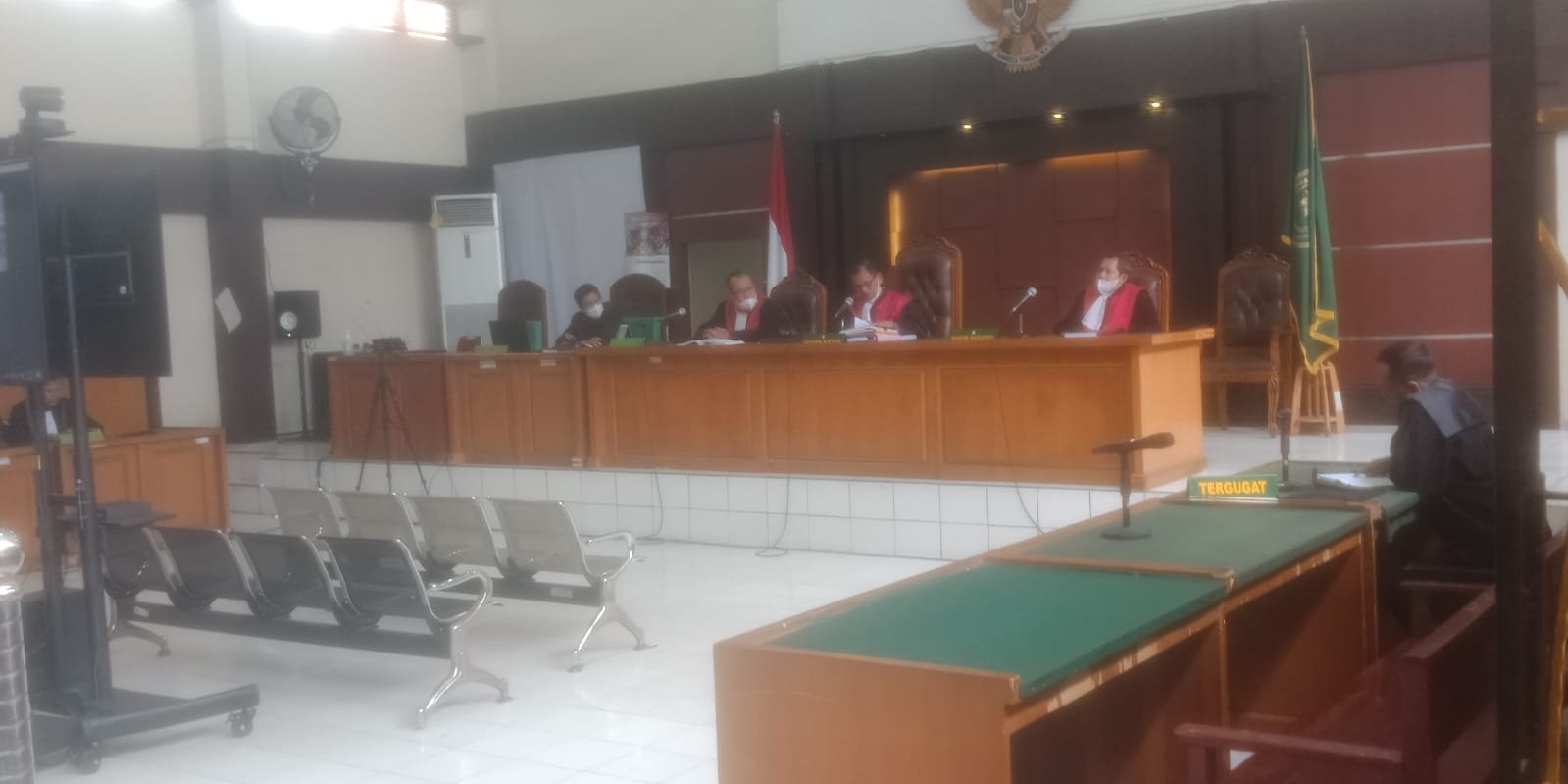 di Pengadilan Negeri (PN) Tipikor Palembang Rabu (26/10/2022)