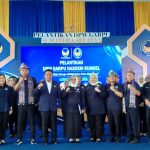 Pelantikan Pengurus Gerakan Restorasi Pedagang dan UMKM Sumatra Selatan (GARPU Sumsel), Minggu (30/10/2022)