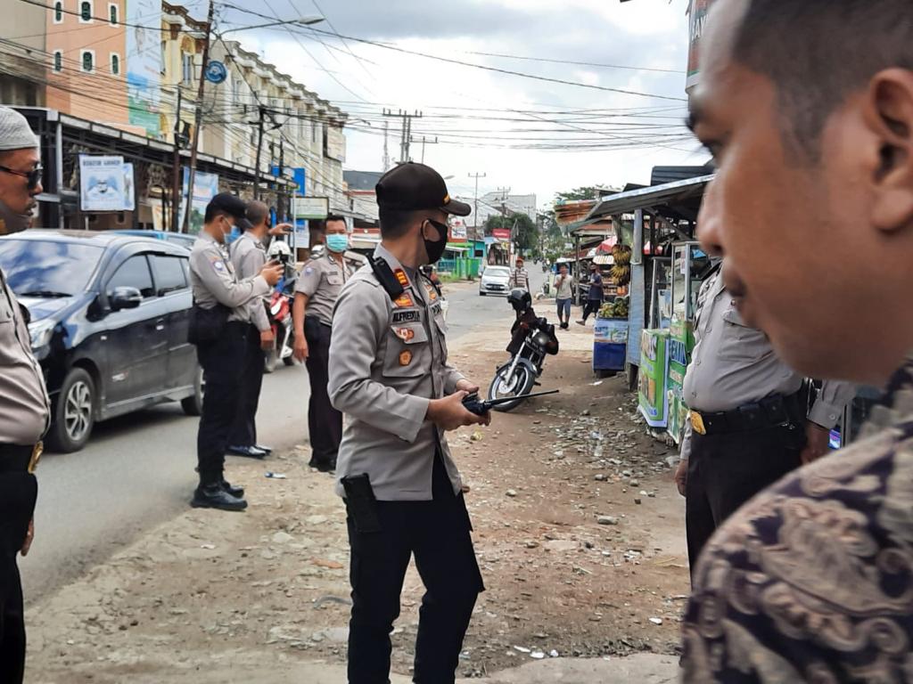 Polsek Kertapati saat patroli antisipasi tindak kejahatan 3C (curas, curat, curanmor)
