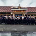 Kapolda Sumsel, Irjen Pol A Rachmad Wibowo SIK saat melakukan kunjungan kerja (kunker) ke Batalion B Pelopor Polda Sumsel, Kelurahan Petanang Ilir, Lubuklinggau