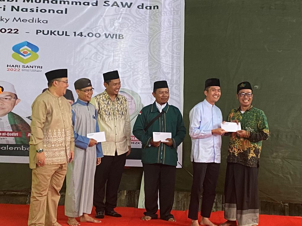 PC NU Kota Palembang memperingati Maulid Nabi Muhammad SAW sekaligus Hari Santri Nasional