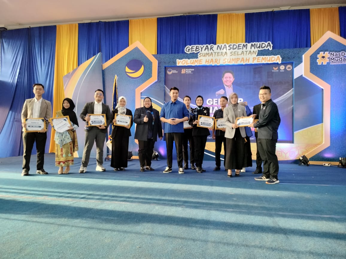 Peringatan Hari Sumpah Pemuda di kantor Dewan Pimpinan Wilayah (DPW) Partai Nasdem, Sabtu (5/11/2022)