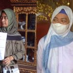 Pemilik sanggar tari Anna Kumari Palembang, Hannuri Farah Dewi (47) usai melapor ke Polrestabes Palembang, Senin (7/11/2022)
