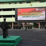 Suasana saat Upacara Peringatan Hari Pahlawan, Kamis (10/11/2022). Bertempat di Lapangan Upacara Makodam II/Swj Jalan Jenderal Sudirman KM. 2,5 Palembang. Foto:Ist./Indodaily.co