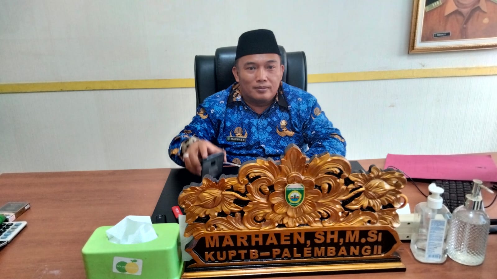 Ketua UPTB Samsat Palembang II Marhaen