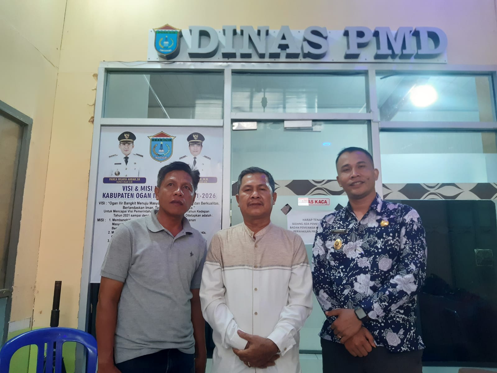 mantan Calon Kades Petahana Asnadi saat menyampaikan permohonan maaf, Kamis (10/11)