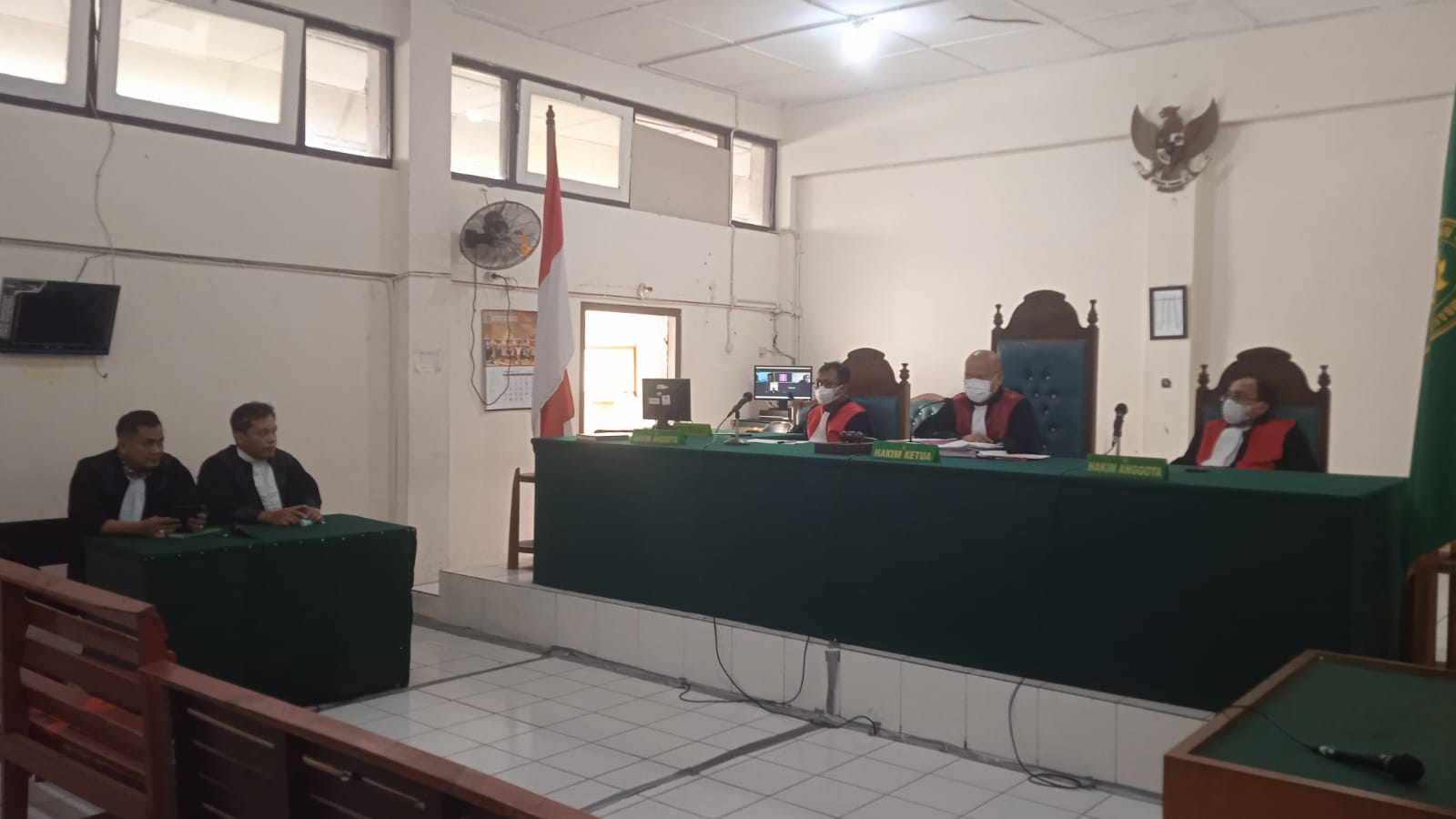 sidang lanjutan di PN Palembang dengan Agenda pembacaan putusan, Kamis (10/11/2022)