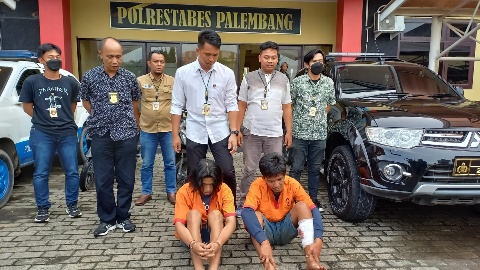 Dua pelaku pencurian sepeda motor (curanmor) dan penggelapan diringkus Unit Ranmor Satreskrim Polrestabes Palemban