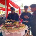 Syukuran HUT ke-77 Brimob Polri di Mako Satbrimob Polda Sumsel Bukit Besar Palembang, Senin (14/11/2022)