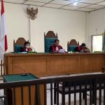 Suasana persidangan di PN Palembang Selasa (15/11/2022) yang diketuai oleh majelis hakim Harun Yulianto SH MH