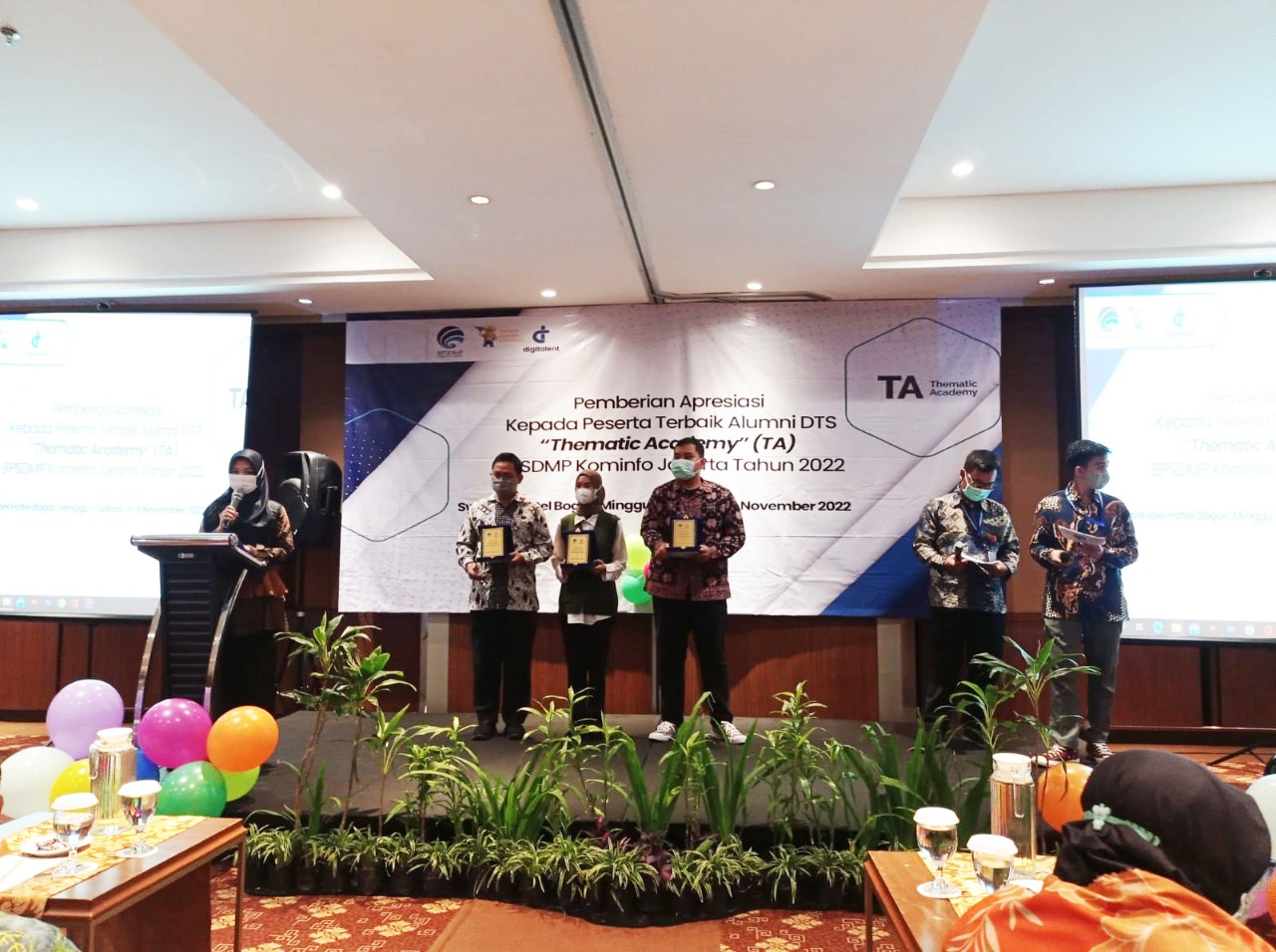 Petugas Lapas Kelas IIA Banyuasin menjadi menjadi peserta terbaik pada Digital Talent Scholarship : Basic Cyber Security Batch 2