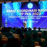 Ibu Iriana Buka Penyelenggaraan Rakornas TP PKK Tahun 2022, bertempat di JIEXPO Convention Centre, Jakarta, pada Senin, 28 November 2022. Foto: BPMI Setpres/Indodaily.co