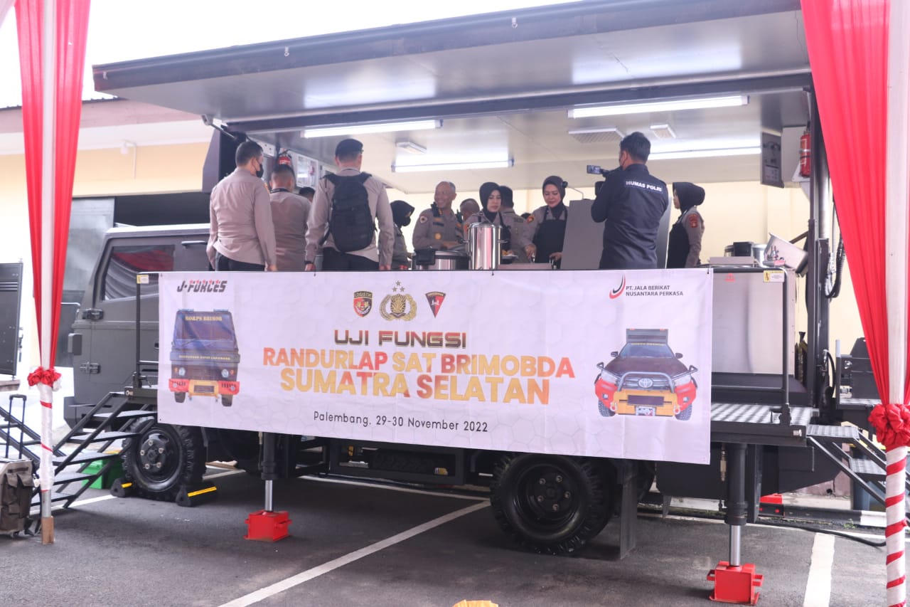 Uji fungsi randurlap Satbrimob Sumsel, Selasa (29/11/2022)