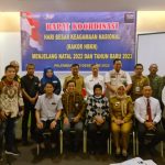 Rakor Hari Besar Keagamaan Nasional Jelang Natal 2022 dan Tahun Baru 2023