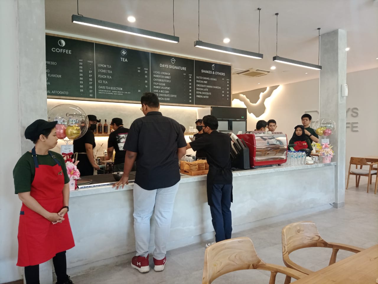 Grand Opening DAYS CAFE, Sabtu (3/12/2022)