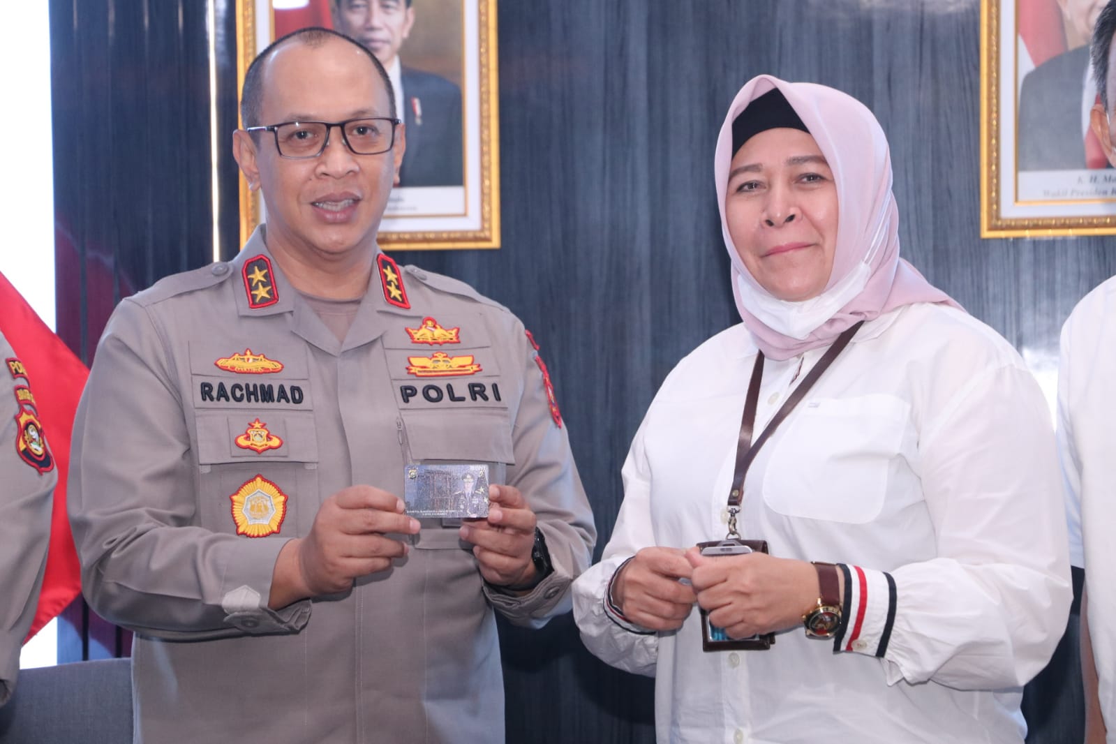 Kapolda Sumsel, Irjen Pol A Rachmad Wibowo SIK menerima audensi pimpinan BNI Wilayah 03 (PW 03), Hermita, Jumat (09/12/2022)