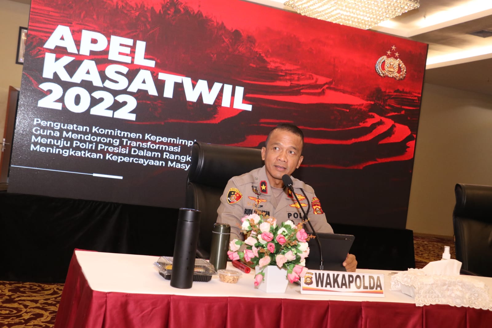 Wakapolda Sumsel, Brigjen Pol Rudi Setiawan SIK MH