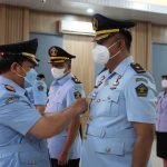 Kakanwil Kemenkumham Sumsel, Harun Sulianto melantik 7 orang pejabat administrasi dan 1 orang pejabat fungsional Kemenkumham Sumsel, Senin (19/12/2022)