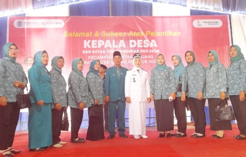 Bupati Ogan Ilir, Panca Wijaya Akbar, SH melantik tiga Kepala Desa terpilih pada Pemilihan Kepala Desa (Pilkades) Kabupaten Ogan Ilir Serentak Tahun 2022