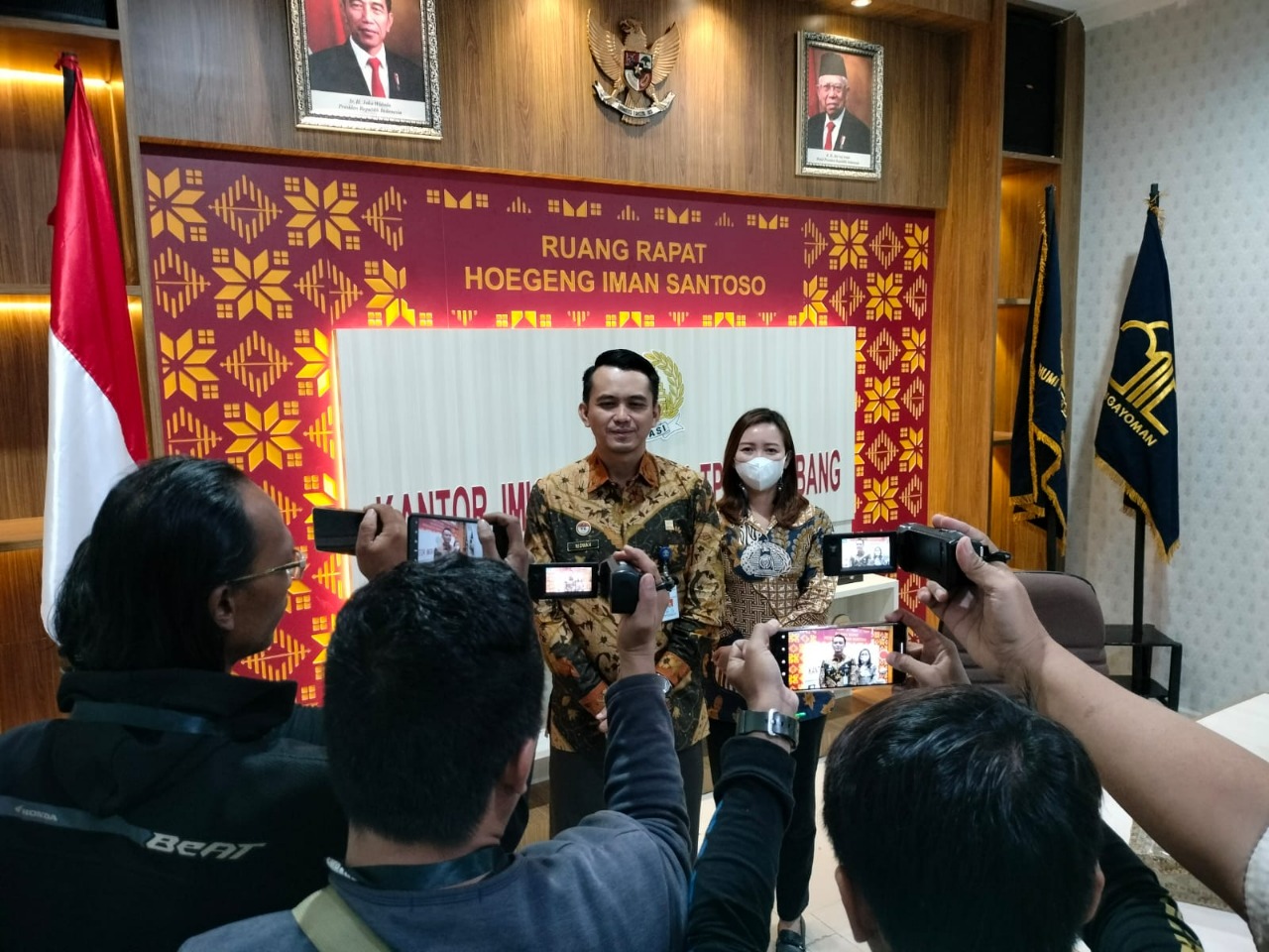 Kepala Kantor Imigrasi Kelas I TPI Palembang, Mohammad Ridwan