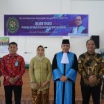 Kakanwil Kemenkumham Dr Ilham Djaya, Jumat (30/12) saat berkunjung ke kantor Pengadilan Tinggi Tata Usaha Negara Palembang