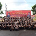 Sebanyak 67 anggota Polri di jajaran polres Musi Banyuasin naik pangkat