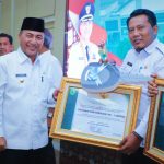 Pj Bupati Musi Banyuasin Apriyadi Mahmud, Rabu (4/1/2023) usai memimpin Rapat Staf Jajaran Pemkab Muba