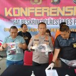 Kapolrestabes Palembang, Kombes Pol Mokhamad Ngajib saat konferensi pers, Sabtu (7/1/2023)