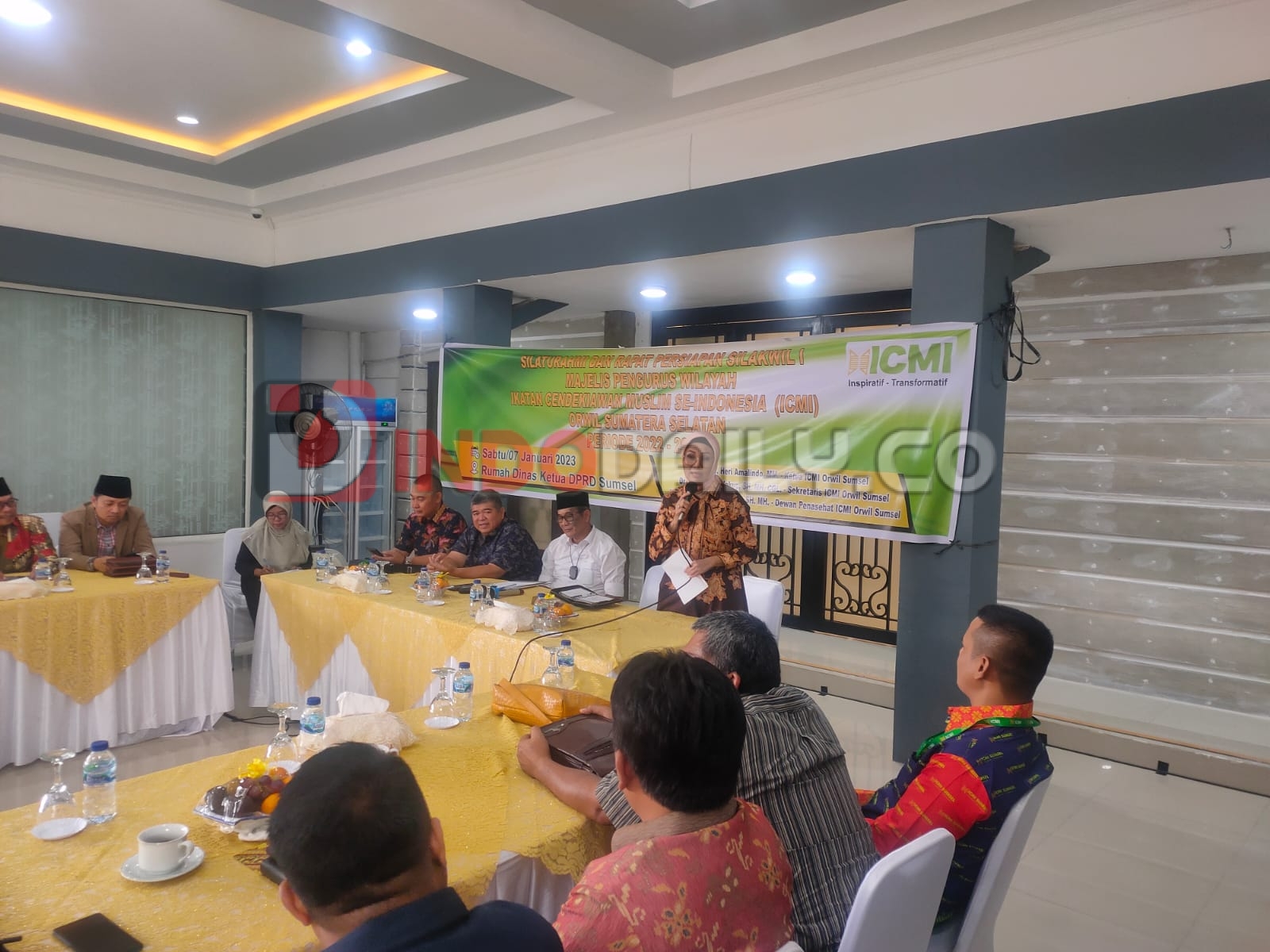 Silaturahmi dan rapat persiapan Silaturahmi Kerja Wilayah (Silakwil) ICMI Sumsel, Sabtu (7/1/2023)