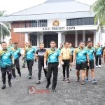Danrem 044/Gapo Brigjen TNI M Naudi Nurdika SIP MSi MTr  (Han) dampingi Pangdam ll/Sriwijaya Mayjen TNI Hilman Hadi SIP MBA MHan bersama dengan Pejabat Kodam II/Sriwijaya gowes  dalam rangka meninjau Bangunan di Wilayah Garnizun Palembang. Selasa (10/1/2023).