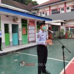 Suasana apel pagi hari ini Selasa (10/01/23) di Lapas Perempuan Palembang Kanwil Kemenkumham Sumsel