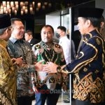 Ketua MPR RI, Bambang Soesatyo usai menghadiri Rakornas dan MDP PBB Tahun 2023, di Jakarta, Rabu (11/1/23)