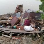 Kondisi rumah warga di Kelurahan Balai Agung akibat tanah longsor