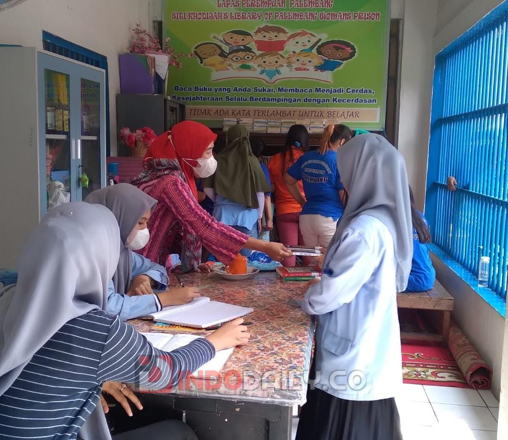 Perpustakaan Lapas Perempuan Kelas IIA Palembang Edukasi Warga Binaan