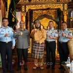 Kakanwil Kemenkumham Sumsel Dr Ilham Djaya saat audiensi dengan Iskandar Mahmud Badaruddin, Selasa (12/1/2023)