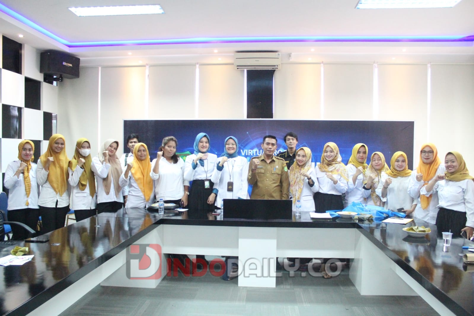 Kota Palembang, melaksanakan Sosialisasi BPJS Ketenagakerjaan, sekaligus silaturrahmi kepada segenap karyawan-karyawati Non