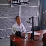 Kabidkum Polda Sumsel Kombes Pol Jansen Sitohang.SIK MH diwakili Kompol Beni SH MH sebagai narasumber Talkshow di radio Lanugraha FM Palembang Selasa (17/1/2023)