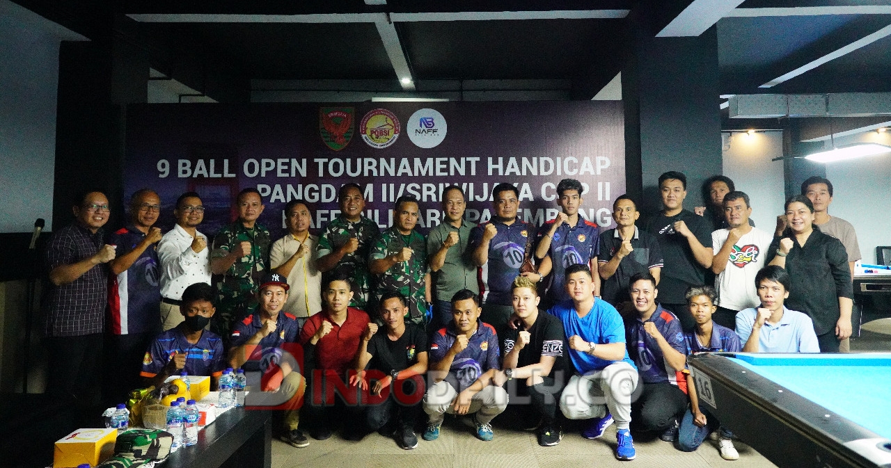 Pembukaan 9 Ball Open Tournament Pangdam II/Sriwijaya Cup II